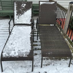 Lounge Adjustable Patio Chairs - 2 Piece Lot