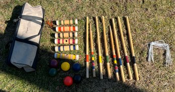 Croquet Set With Carrying Case