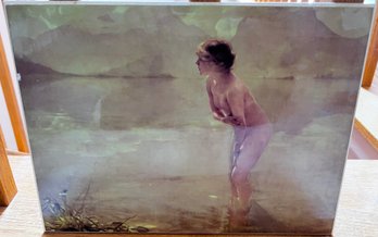 Paul Chabas September Morn Metropolitan Museum Of Art Print On Wood