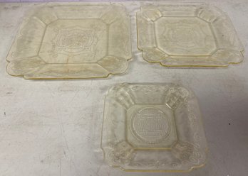 Indiana Glass Lorain Pattern Dishes - 7 Pieces