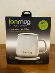 Ion Mug & Charging Coaster Ceramic Series - NEW IN BOX
