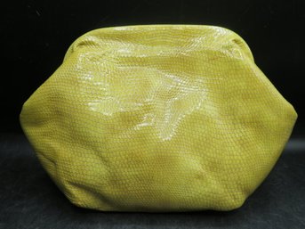 Valerie Jean Leather Yellow/gold Handbag