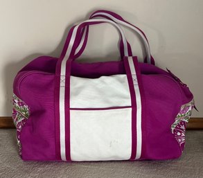 Vera Bradley Julep Tulip Block Duffel Bag