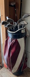 Assorted Golf Clubs With Case-  Fastrax, Tour Model, Taylor Made - 11 Pieces