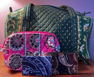 Vera Bradley & Vera Bradley Style Duffel Bag- 4 Piece Lot