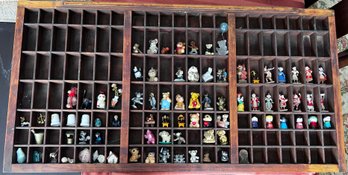 Printers Tray Display Shelf With Trinkets Included