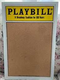 Playbill Cork Board