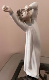 Lladro  'Boy Awakening' #4870 Porcelain Figurine