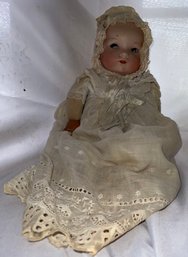 Armand Marseille Bisque Doll With No Eyes