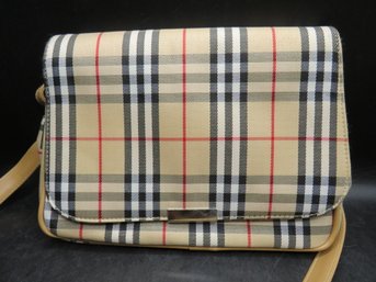 Burberry STYLE Plaid Handbag With Carry Strap Repro