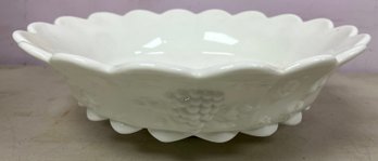 Westmoreland Grape Panel Milk Glass Bowl