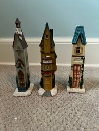 Christmas Figurines - 3 Piece Lot