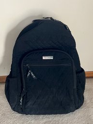 Vera Bradley Cloth Quilt Design Black Backpack