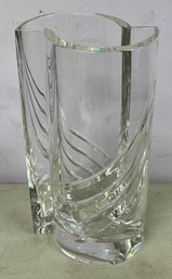 Crystal Artist Signed 66/200 Crystal Cut Vase