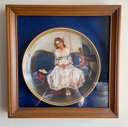 Edwin Knowles 'Waiting At The Dance' By Norman Rockwell Plate # 16311G