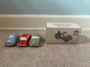 Department 56 Pick-up & Delivery & 3 Car Lot