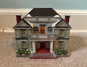 Lemax 1994 Light Porcelain Blue House