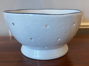 Ceramic Fruit Strainer Bowl