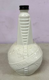 Vintage 1939 Worlds Fair Milk Glass Bottle