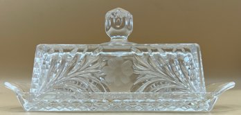 Crystal Covered Butter Dish