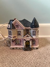 Lady Rose Lighted Porcelain House