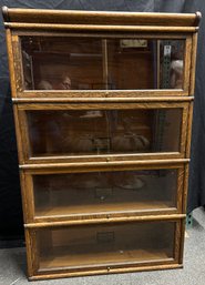 The Globe Wernicki Co Solid Wood Barrister Bookcase