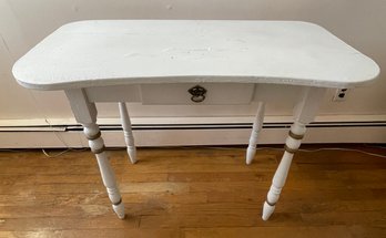 Painted White Desk Wood