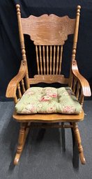A. America Solid Wood Rocking Chair