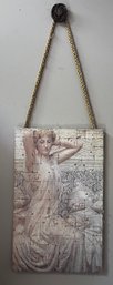 Grecian Lady Tile Wall Hanging