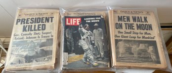 Assorted LIFE & Newspapers From 1960-1970