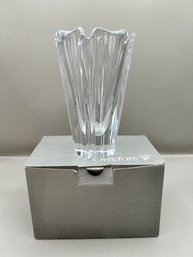 Orrefors Crystal Corona Vase With Box
