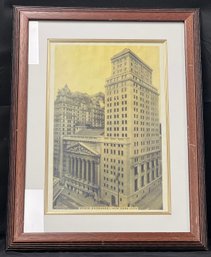 New York City Stock Exchange Framed Print