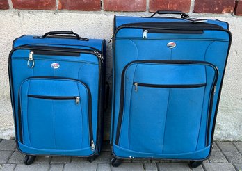 American Tourister AT Pops Plus Softside Luggage, 2 Piece Lot