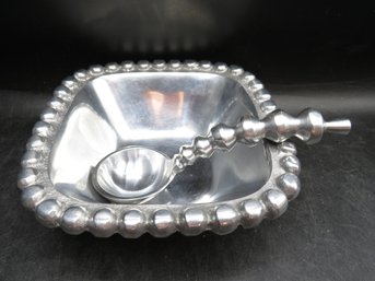 Ihi Square Bowl With Spoon Made In India