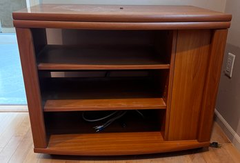 Composite Wood TV Stand With DVD Storage