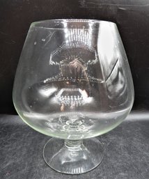 Oversized Footed Glass