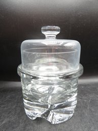 Glass 3-piece Bowl With Dome Lid