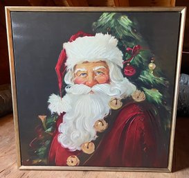 Hobby Lobby Santa Claus Painted Canvas