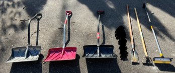 Assorted Shovels & Gardening Tools - 6 Pieces