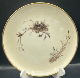 Birds In Nest Porcelain Plate