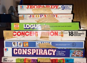 Assorted Lot Of Vintage 1968-1982 Board Games
