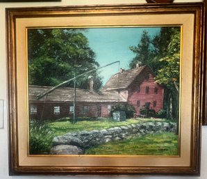 Egroeg Massra Oil Painting Of Old Mill 1776