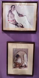 R.C. Gorman Framed Prints- Pair