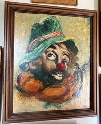 Egroeg Massra Oil Painting 'Clown'
