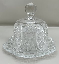 Crystal Covered Cheese/Butter Dish