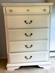 5 Drawer White Dresser