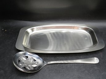 Empire Sheffield England, Stainless Steel Spoon Cranberry Tray