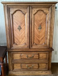 3 Drawer Solid Wood Armoire