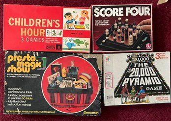 Assorted Lot Of 1961-1978 Games Lot Of 4