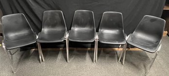 Hon Stackable Chairs, 5 Piece Lot Model FB01000001